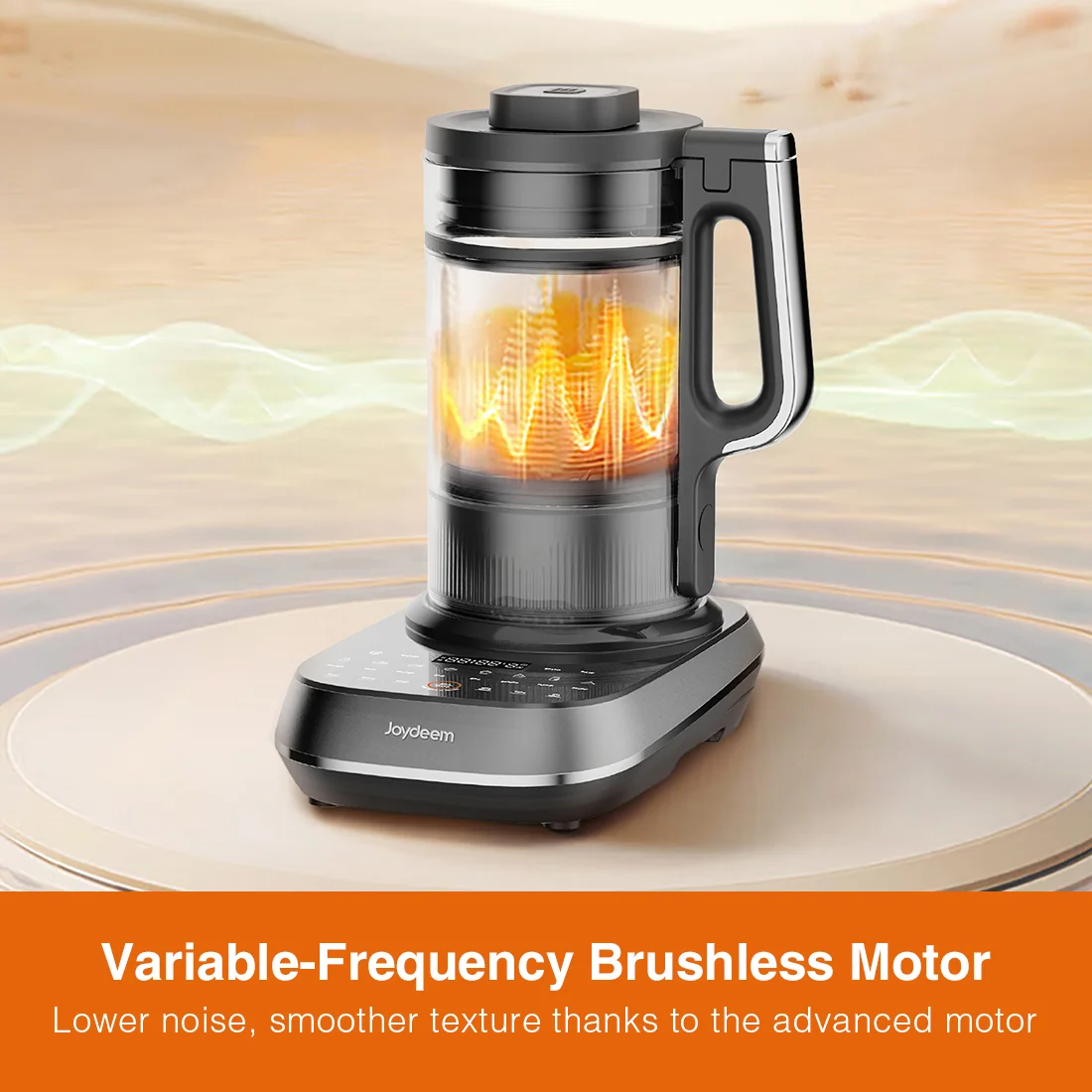 Joydeem JD-B1Pro High Speed Quiet Cooking Blender with Grind Combo - Variable Frequency Brushless Motor (59 oz/1750ml)