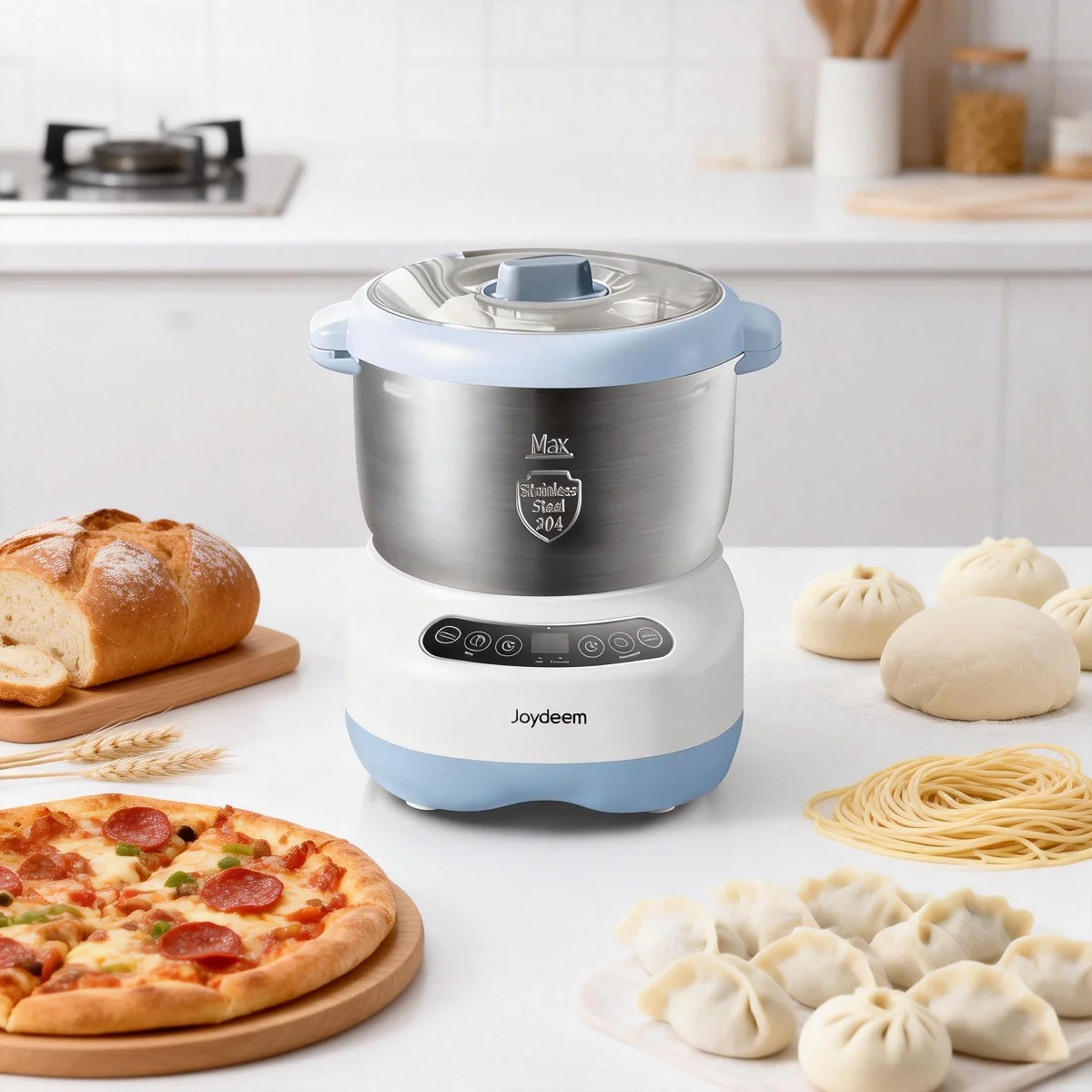 Joydeem JD-HMJ7L 250W Electric Dough Maker with Ferment (7.4 Qt/7 Liters)
