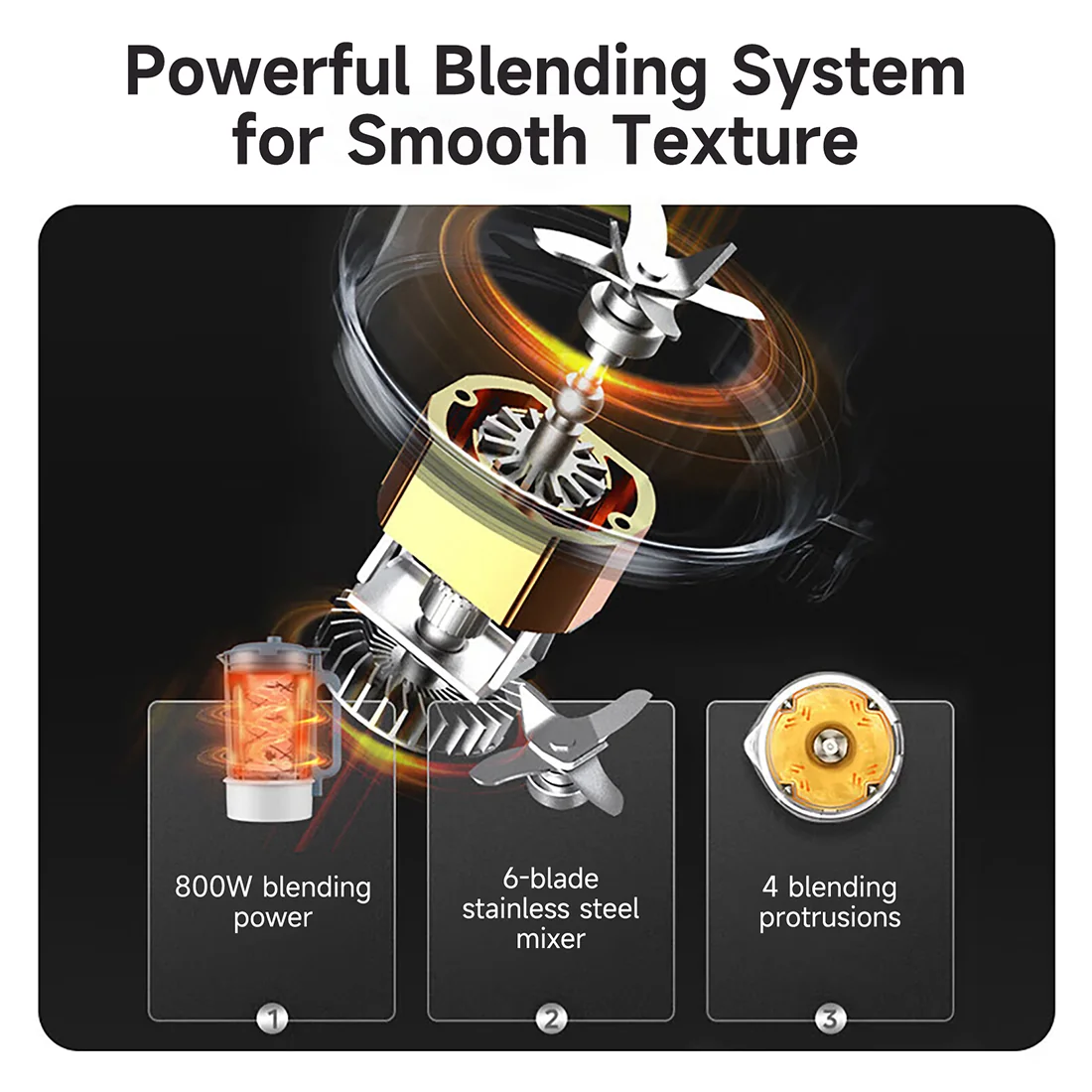 Joydeem JD-J09 Hot and Cold Cooking Blender with Sound Enclosure Shield for Smoothies, Soymilk, Soup & Milkshake (59 oz/1750ml)