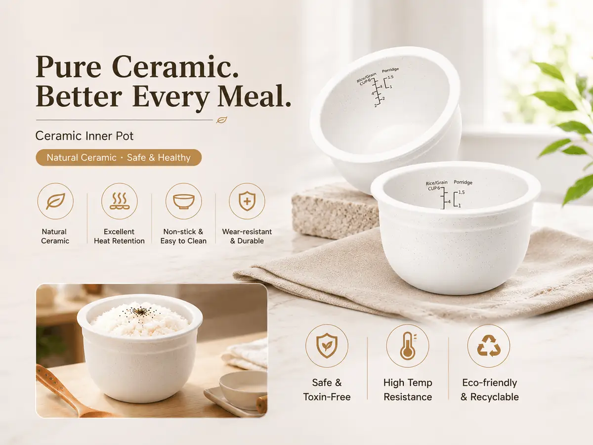 Ceramic Inner Pot Rice Cookers: The Safe & Healthy Choice