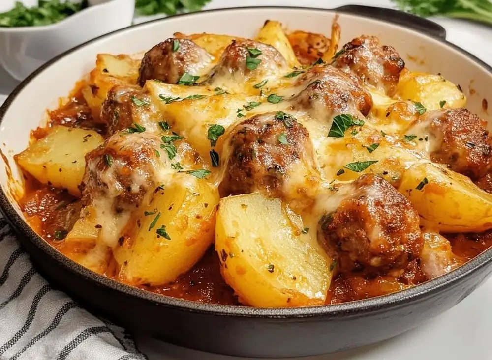 Meatballs and Potatoes