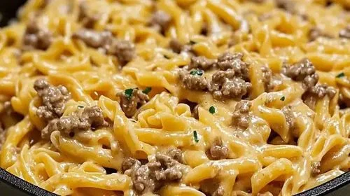 Beef and Garlic Butter Pasta recipe