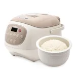 Joydeem DFB-C300 Rice Cooker Uncoated Non-stick Ceramic Inner Pot - 6 Cup Uncooked (3.2 Qt/3 Liters)