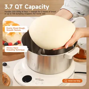 Joydeem HMJ-A351 200W Electric Dough Maker with Ferment (3.7 Qt/3 Liters)