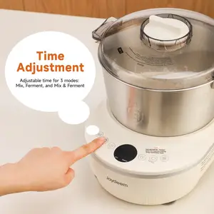 Joydeem HMJ-A351 200W Electric Dough Maker with Ferment (3.7 Qt/3 Liters)