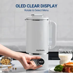 Joydeem JD-PB8200 Compact Quiet Cooking Blender Soymilk Nut Milk Maker - 12H Preset & Keep Warm (21 oz/600ml)