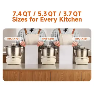 Joydeem HMJ-A501 180W Electric Dough Maker with Ferment (5.3 Qt/5 Liters)