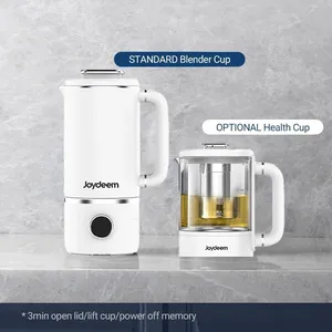 Joydeem JD-PB8200 Compact Quiet Cooking Blender Soymilk Nut Milk Maker - 12H Preset & Keep Warm (21 oz/600ml)