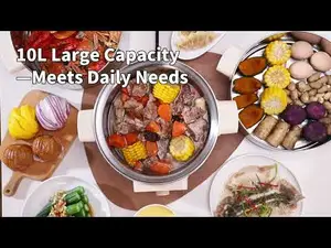 Joydeem 13.7Qt Stainless Steel Steamer | Steamer? Soup Pot? Hot Pot? It's ALL 3!
