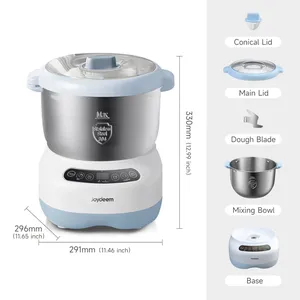 Joydeem JD-HMJ7L 250W Electric Dough Maker with Ferment (7.4 Qt/7 Liters)