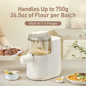 Joydeem JD-NL21 Electric Dough Pasta and Noodle Maker Automatic Machine with 7 Shaping Discs (26.5 Oz/750g)