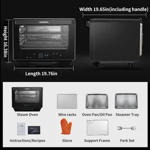 Joydeem JD-S40T Multifunctional Convection Steam Oven - Air Fryer/Steam/Bake/Yogurt/Thaw/Sterilization (34 Qt/38 Liters)