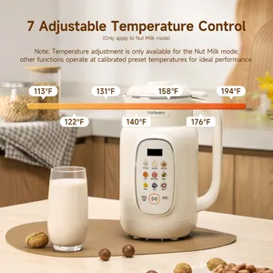 Joydeem PBJ-A120 Nut Milk Maker Machine Multi-Functional Cooking Blender (46 Oz)
