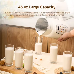 Joydeem PBJ-A120 Nut Milk Maker Machine Multi-Functional Cooking Blender (46 Oz)
