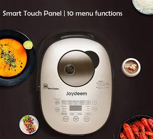 Joydeem AIRC-4001 Smart Induction Heating Non-stick Rice Cooker - 8 Cup Uncooked (3.6 Qt/4 Liters)