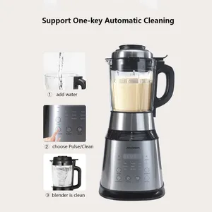 Joydeem VK-1802 1000W Countertop Cooking Blender with Vacuum Pump - 12H Preset & Keep Warm (59 oz/1750ml)