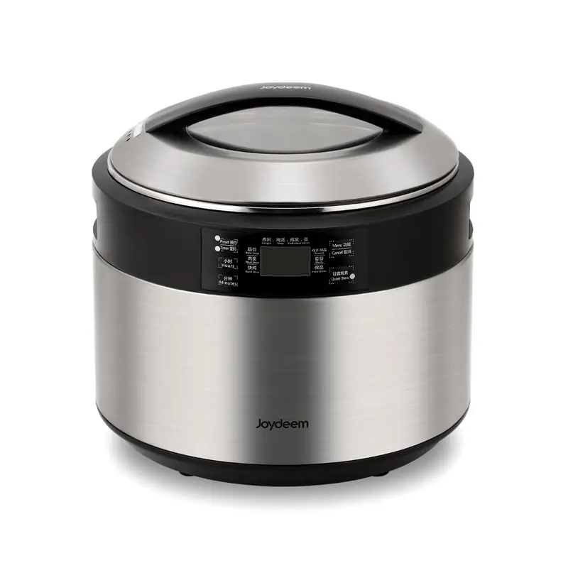Joydeem 8.5Qt Electric Stew Pot, Stainless Steel Inner Pot with 5 Ceramic Liners DDG-B350