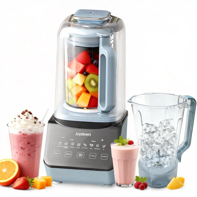 Joydeem JD-J09 Hot and Cold Cooking Blender with Sound Enclosure Shield for Smoothies, Soymilk, Soup & Milkshake (59 oz/1750ml)