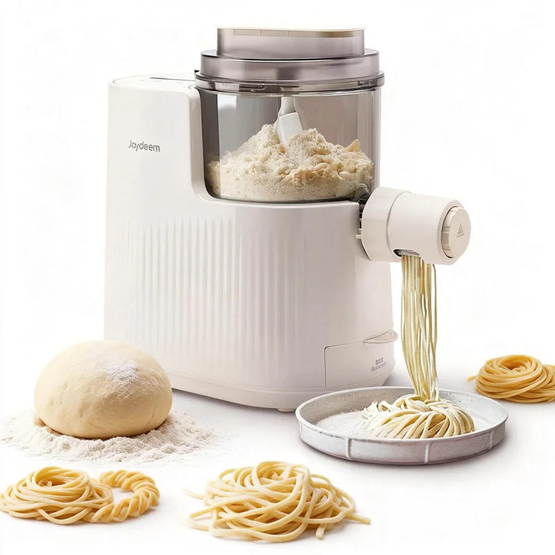 Joydeem JD-NL21 Electric Dough Pasta and Noodle Maker Automatic Machine with 7 Shaping Discs (26.5 Oz/750g)