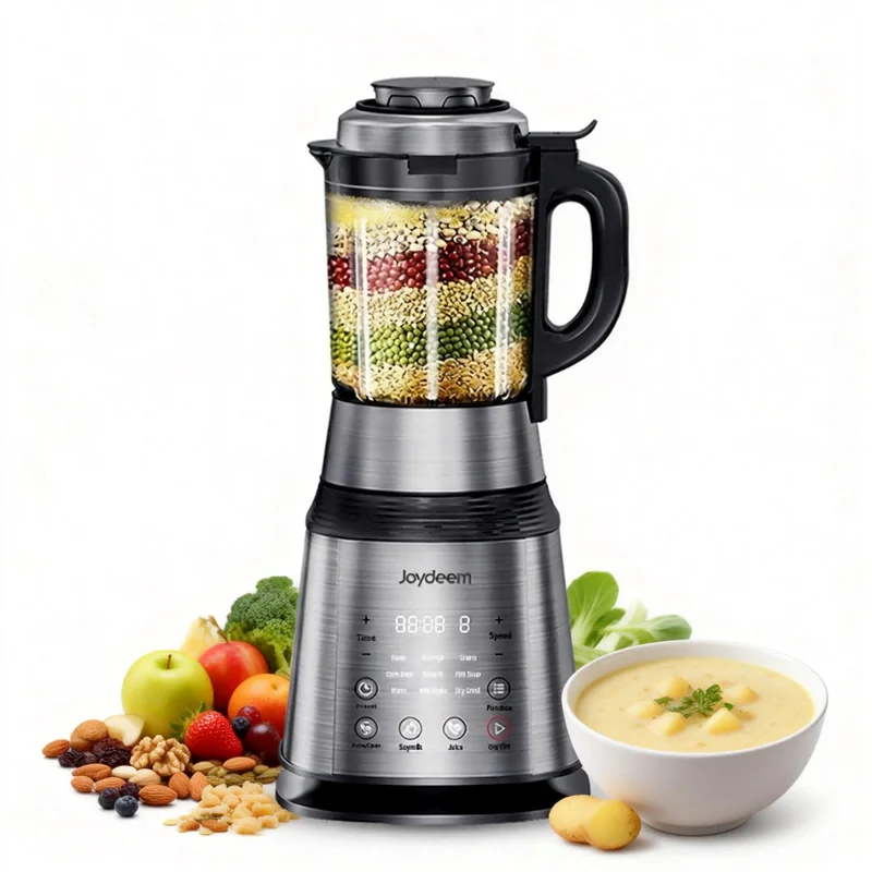Joydeem VK-1802 1000W Countertop Cooking Blender with Vacuum Pump - 12H Preset & Keep Warm (59 oz/1750ml)