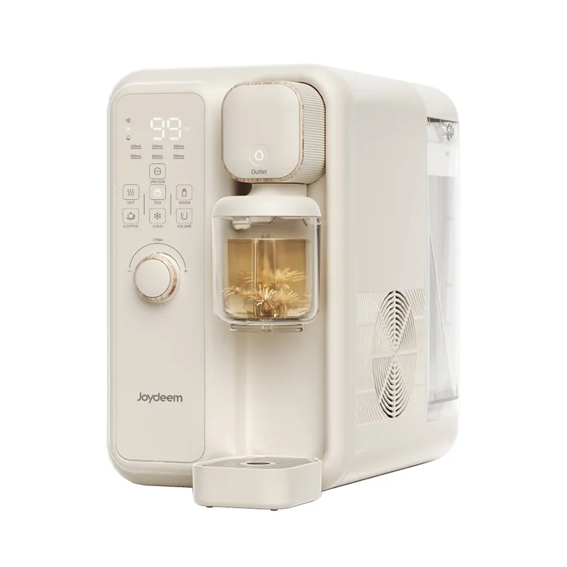Joydeem YSJ-B350 Instant Hot & Cold Water Dispenser with Tea/Coffee Container - 12 Temperature Control (120 Oz/3.5 Liters)