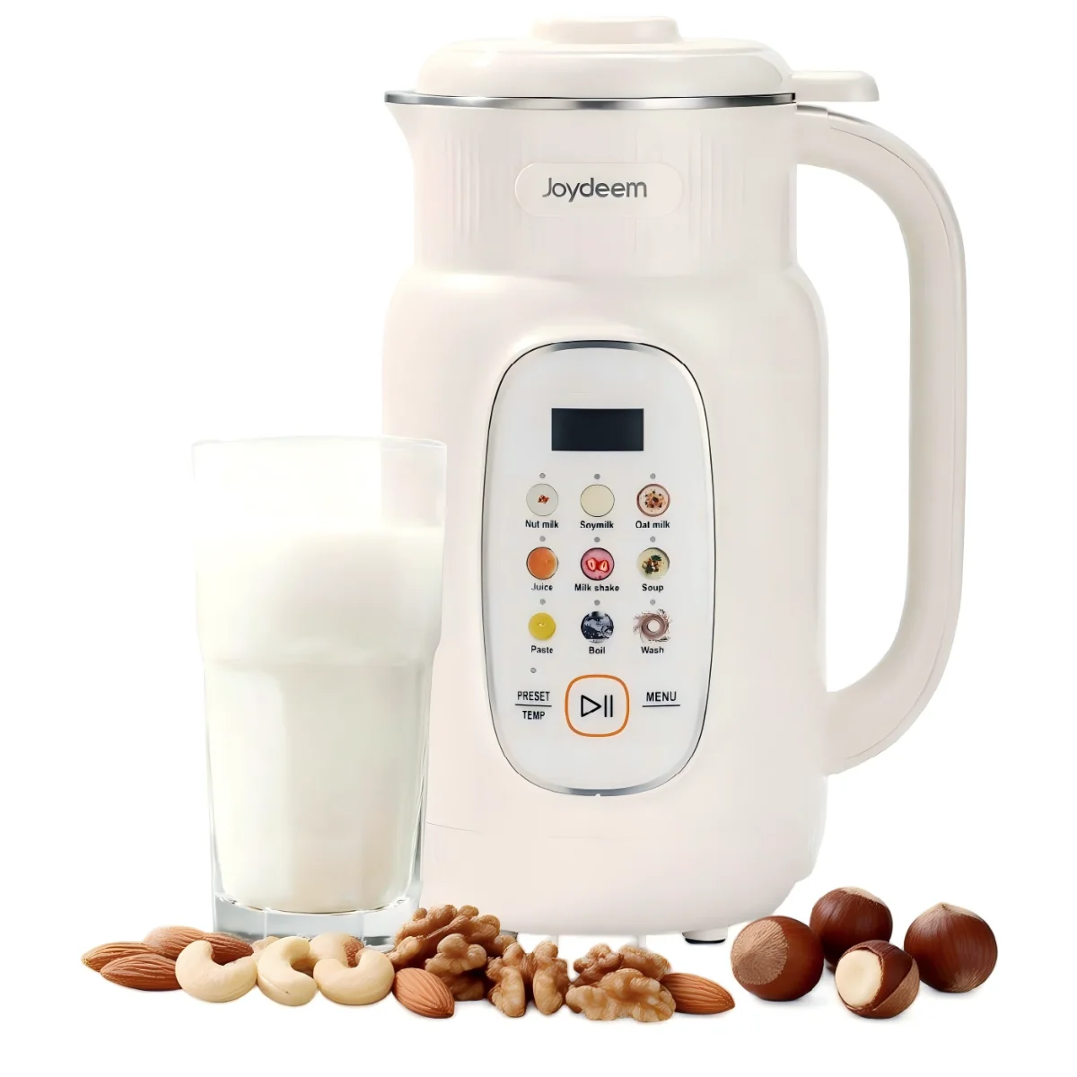 Joydeem Nut Milk Maker Machine,Adjustable Temperature Control